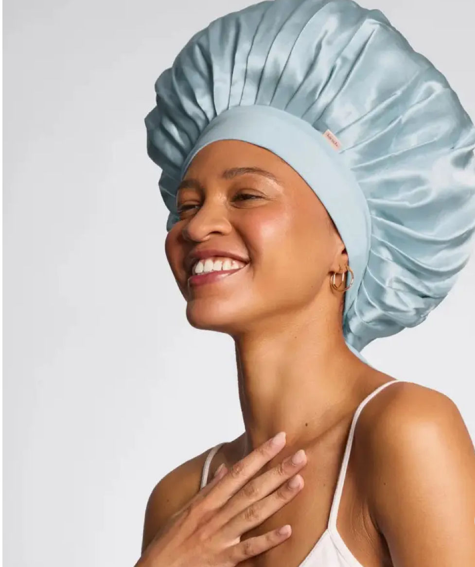 Thumbnail: Kit-sch Adjustable Oversized Satin Bonnet