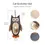 Thumbnail: Gigwi Cat Scratcher joyful, Assorted Animals Design