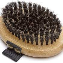 Bamboo Bristle Palm Brush for Gentle Grooming for Short Hair Smooth Coats