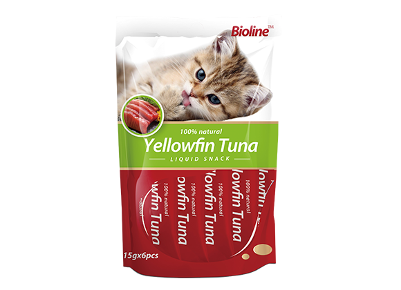 الصورة المصغرة: Bioline Liquid Cat Treats, 15gx6pcs.