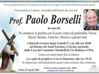 Prof. Paolo Borselli