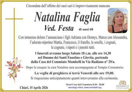 NATALINA FAGLIA VED. FESTA