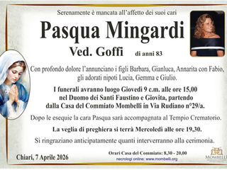 PASQUA MINGARDI VED. GOFFI