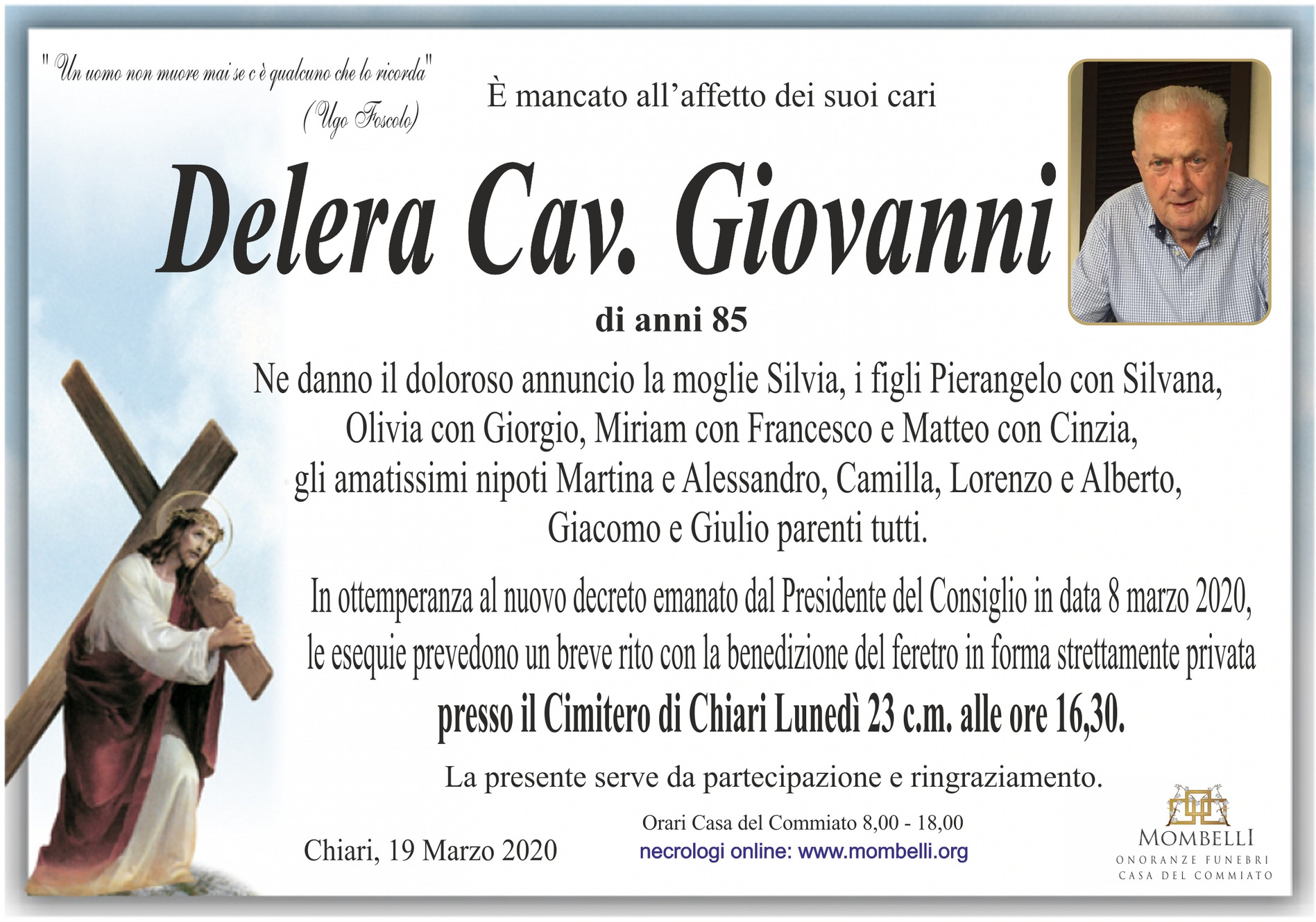 Delera Cav. Giovanni