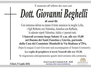 DOTT. GIOVANNI BEGHELLI