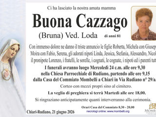 Buona Cazzago (Bruna) Ved. Loda