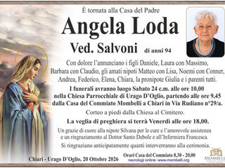 ANGELA LODA VED. SALVONI