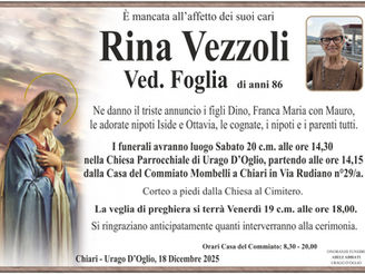 RINA VEZZOLI VED. FOGLIA