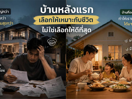 ซื้อบ้านหลังแรก-ควรเลือกยังไง