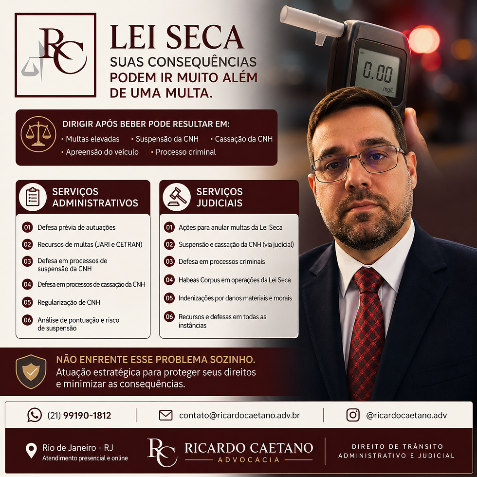 Lei Seca: consequências que vão muito além da multa