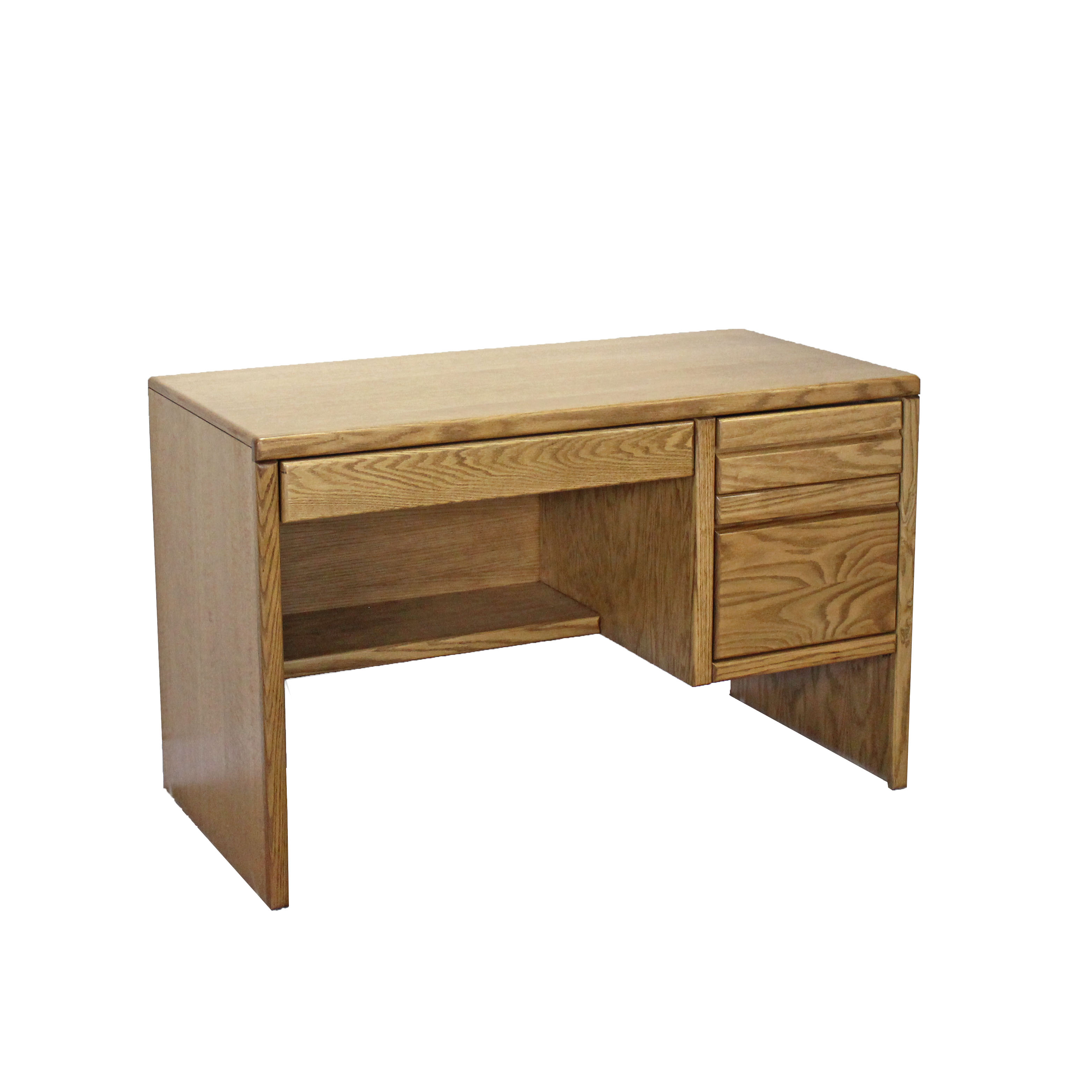 Desk w/ pen drw, utility drw + file