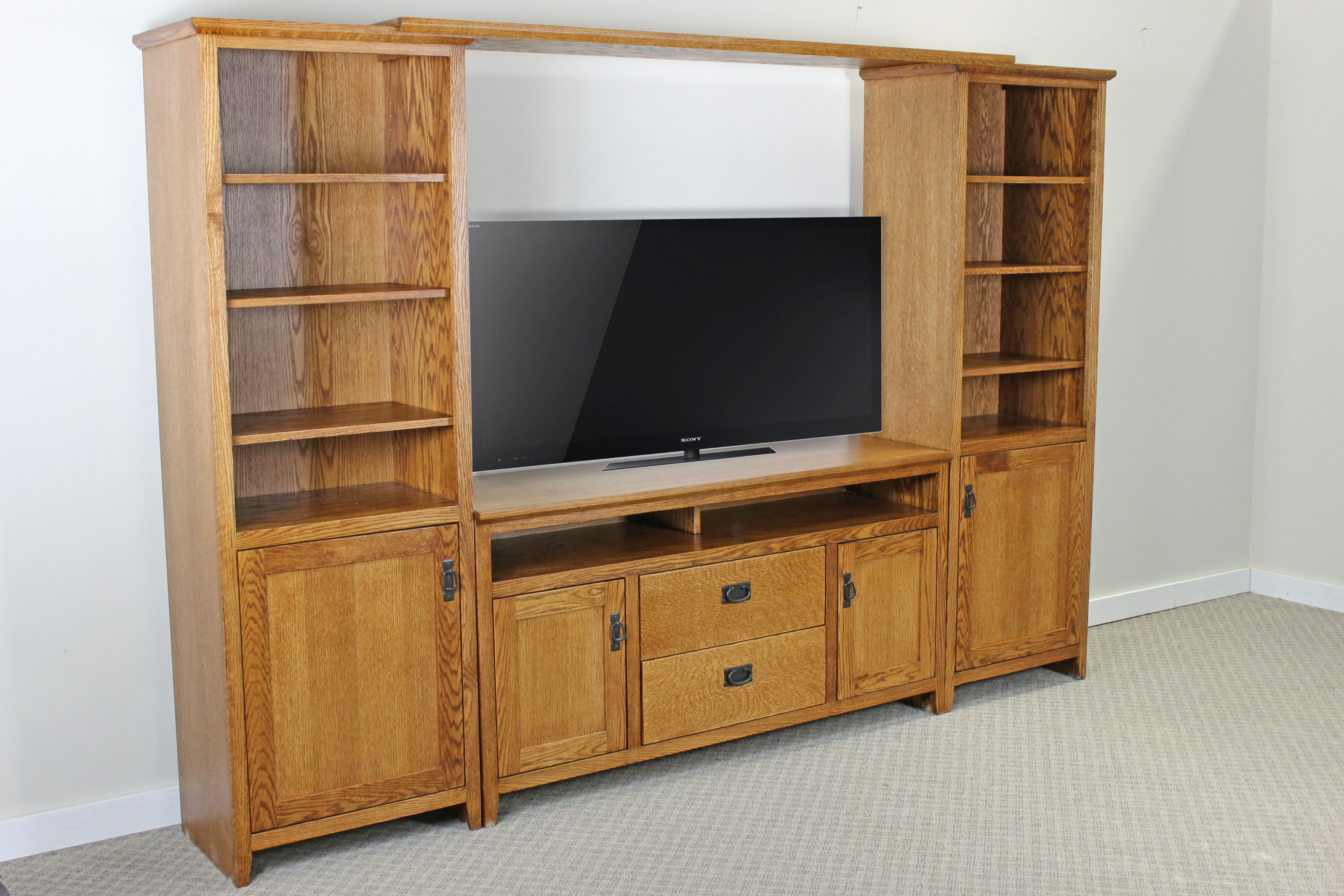 Oak Shaker Entertainment Center