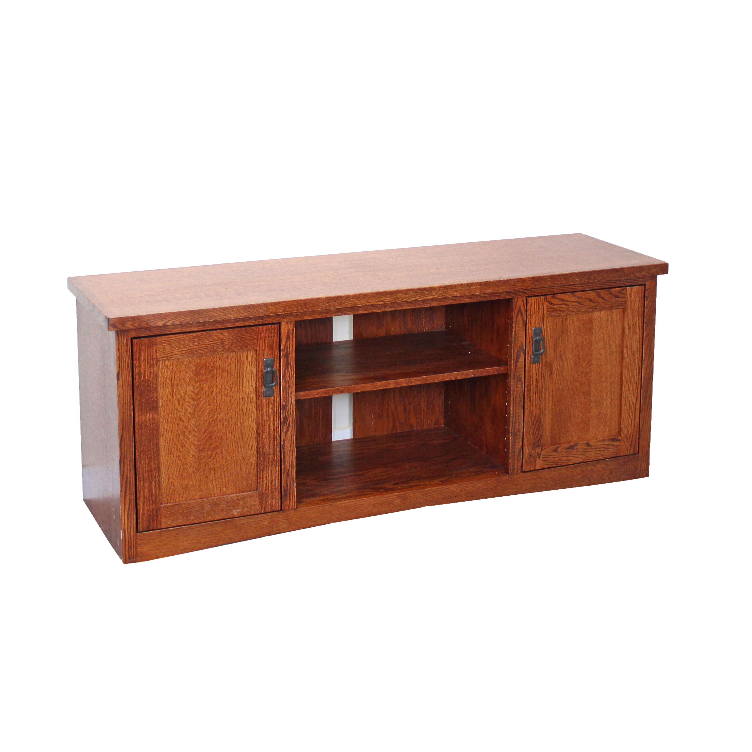 Oak Mission TV Console