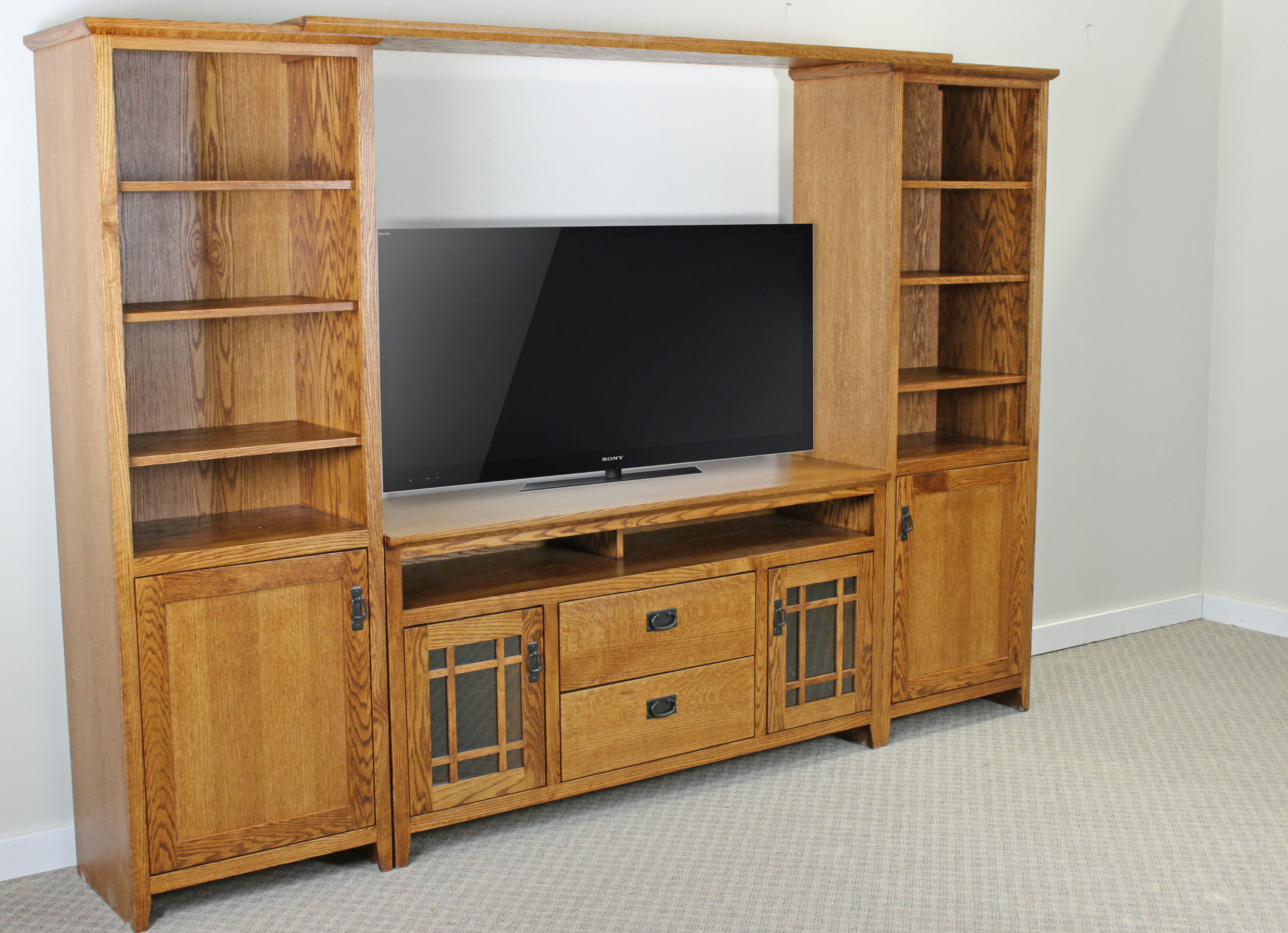 Oak Shaker Entertainment Center