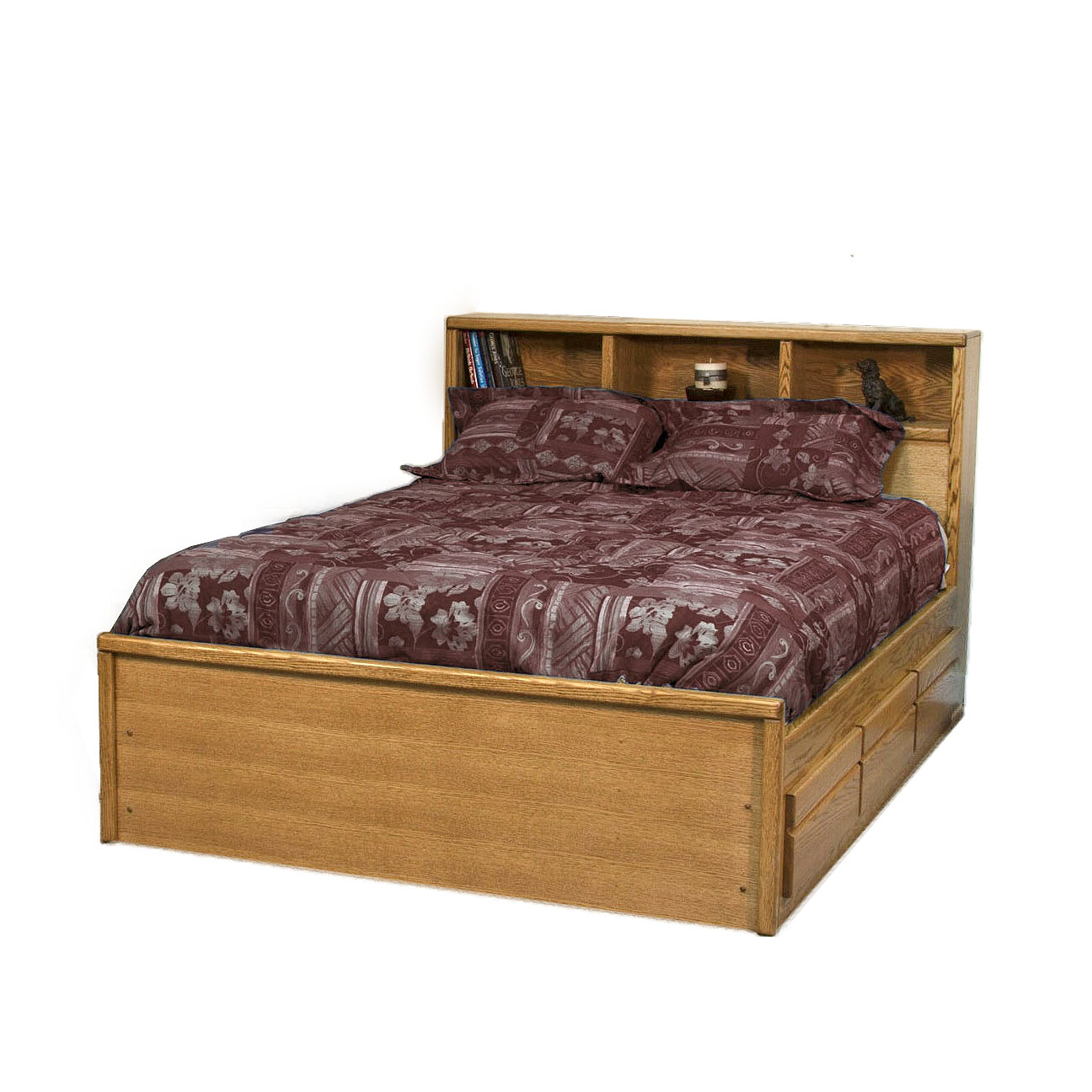 Queen Captains Bed 6-Drw