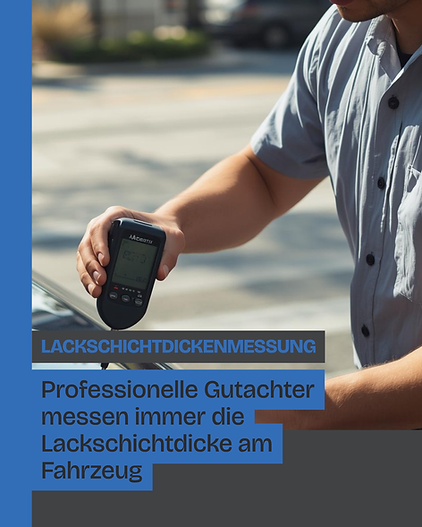 Lackschichtdickenmessung,
Kfz-Sachverständigenbüro Giuliani | Kfz-Gutachter Moers Kempen | Schadengutachten Fahrzeugbewertung