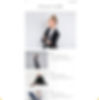 Website template for a fashion blog
