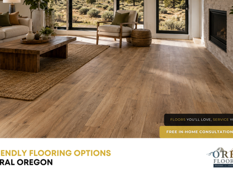eco friendly flooring options Central Oregon home interior