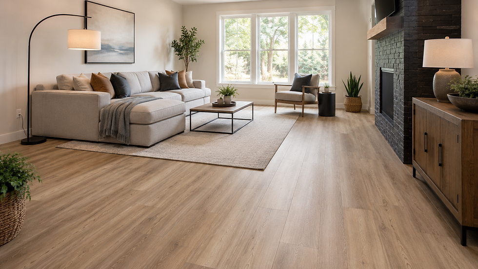 finished SPC flooring in a Redmond home