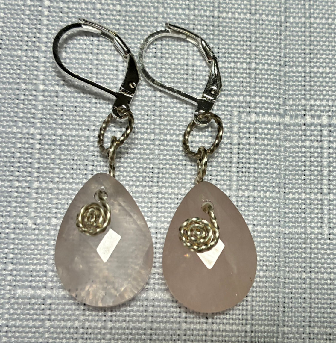 Rose Quartz Earring