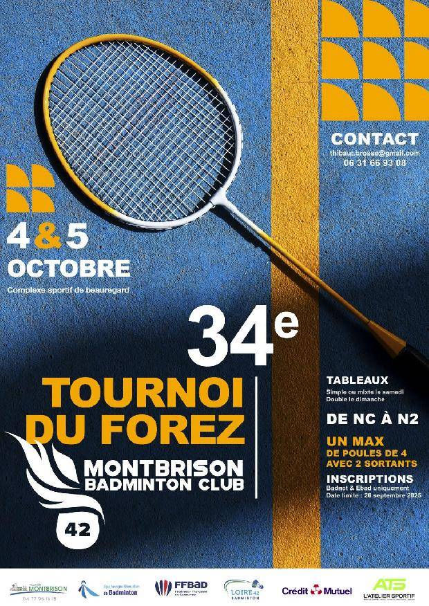 34ème Tournoi du Forez