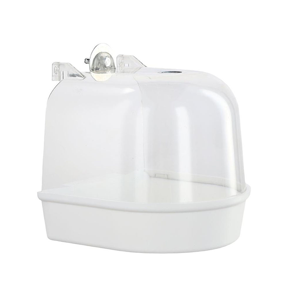 Thumbnail: Hanging Bird Bath Cube Parrots Bathtub Bath Shower Box Cage Accessory For Little