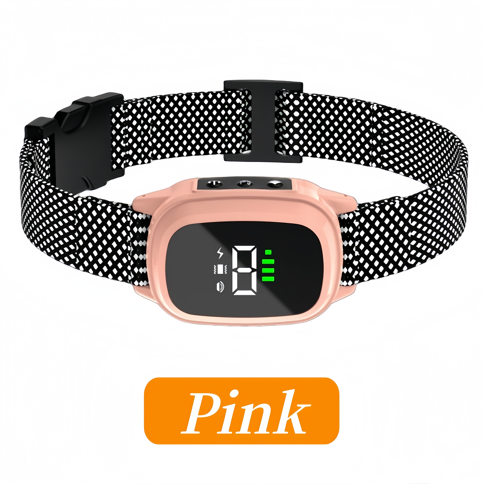 Thumbnail: Pet Dog Anti Barking Device Waterproof Ultrasonic Stop Barking Vibration Anti Ba
