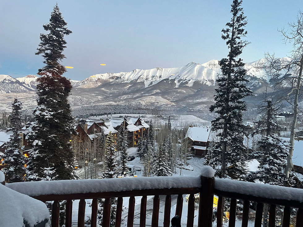 mountain view in Telluride
