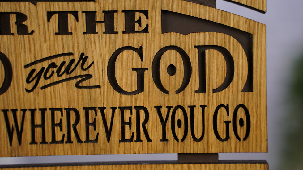 Thumbnail: Be Strong And Courageous. Joshua 1:9