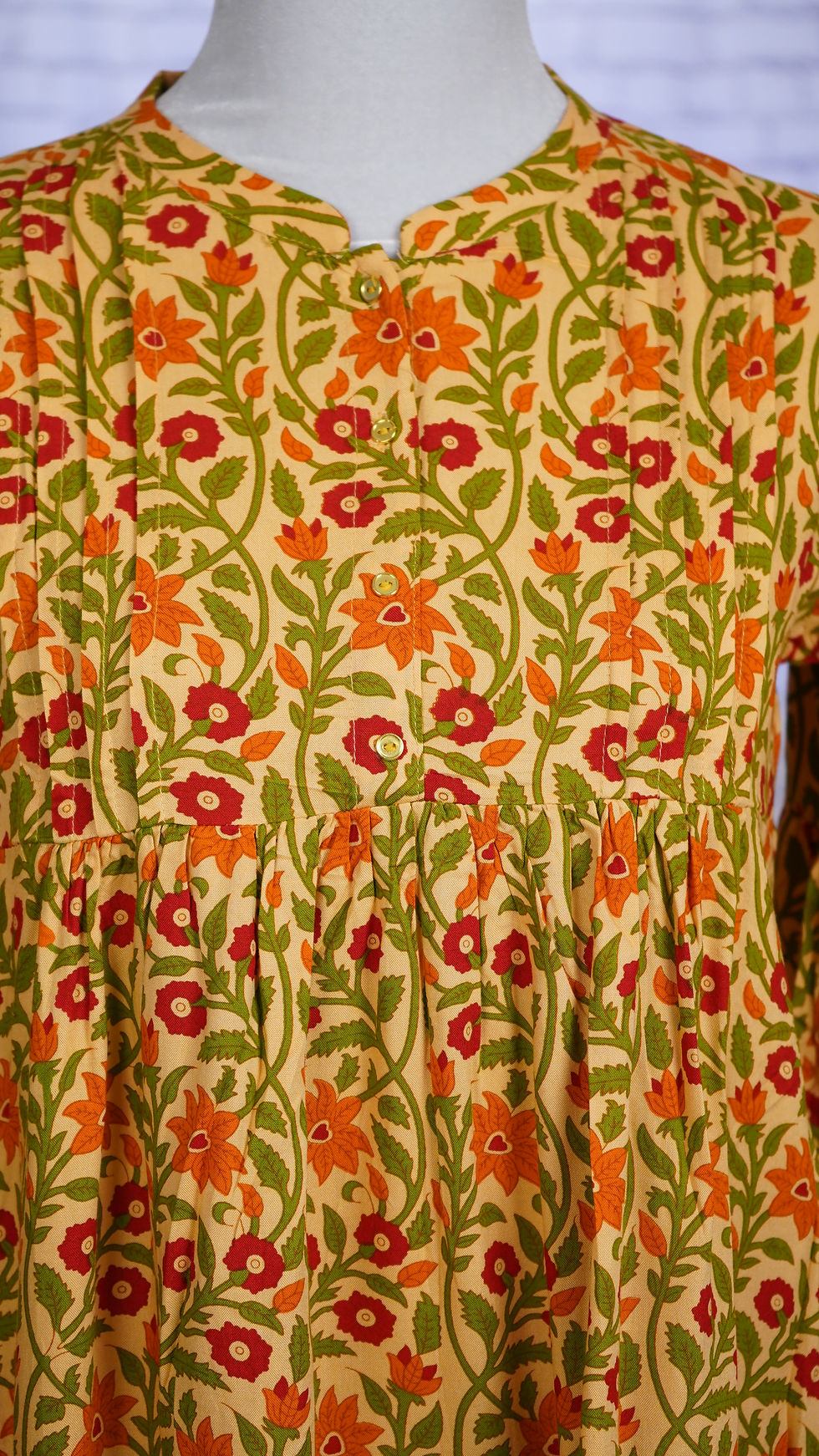 Thumbnail: Mustard Printed Kurti