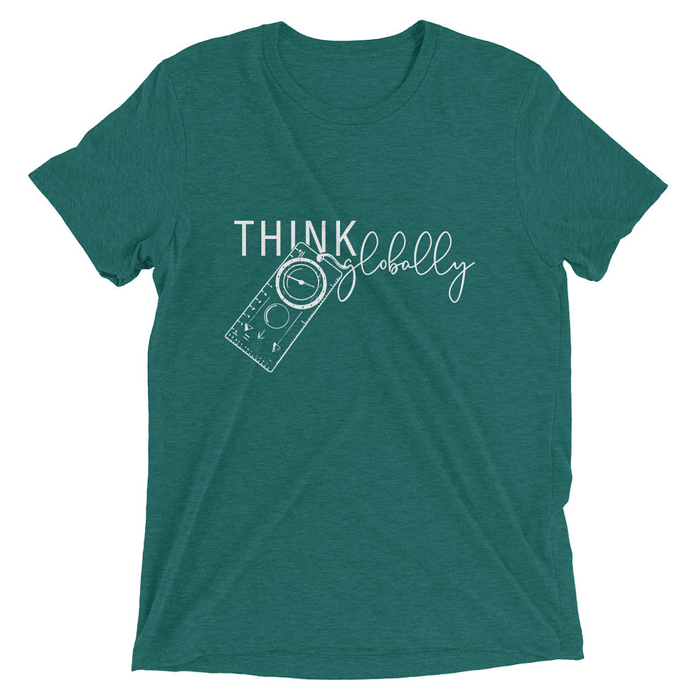 Thumbnail: "Think Globally" Short Sleeve T-Shirt
