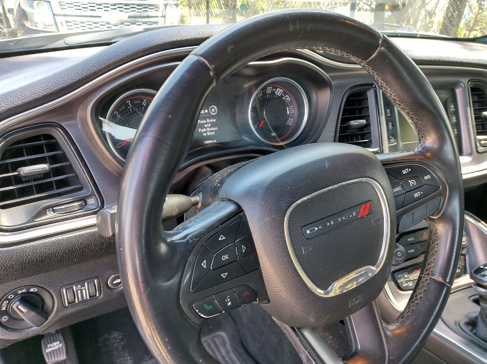 2017 Dodge Challenger Black Dash March 2025