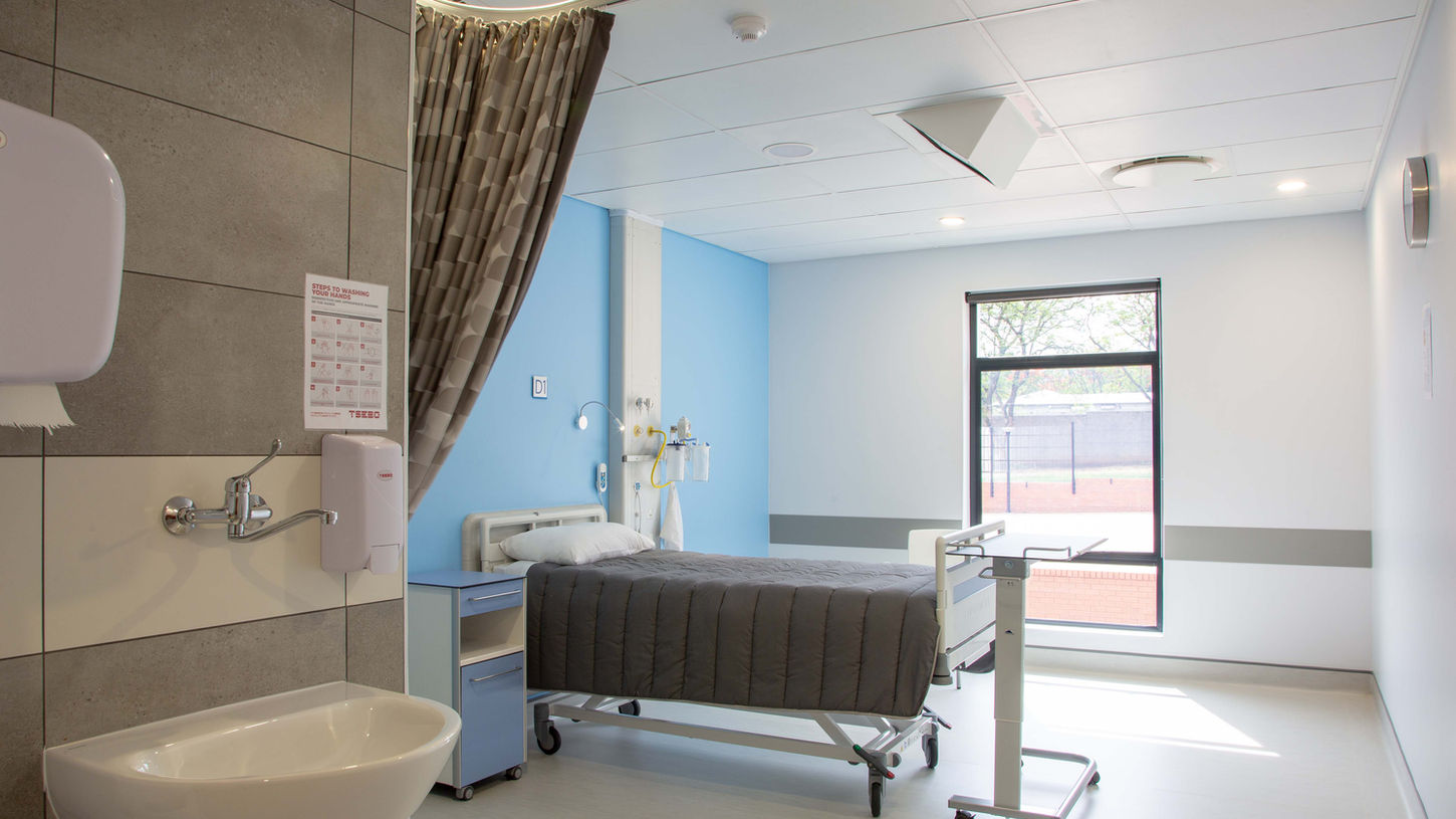 Image of private hospital room