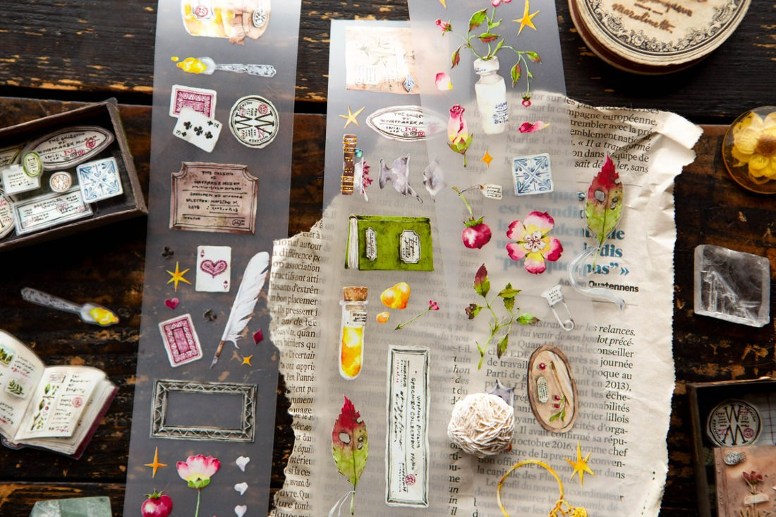 Ours Studio Desk of Botanist PET Tape 植物學家的書桌