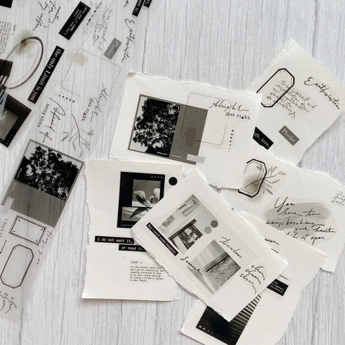 Shiwu Studio Collage 03 Matte PET Tape | oneministore