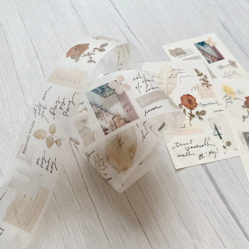 Shiwu Studio Collage 04 Matte PET Tape | oneministore