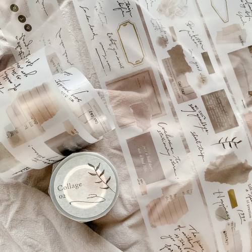 Shiwu Studio Collage 02 Matte PET Tape | oneministore
