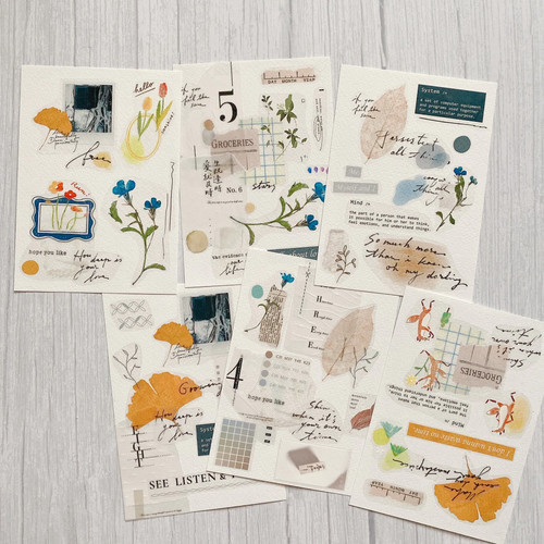 Shiwu Studio Collage 05 Matte PET Tape | oneministore