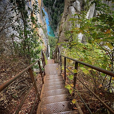 Sentier Blanc Martel, dans le Canyon du Verdon