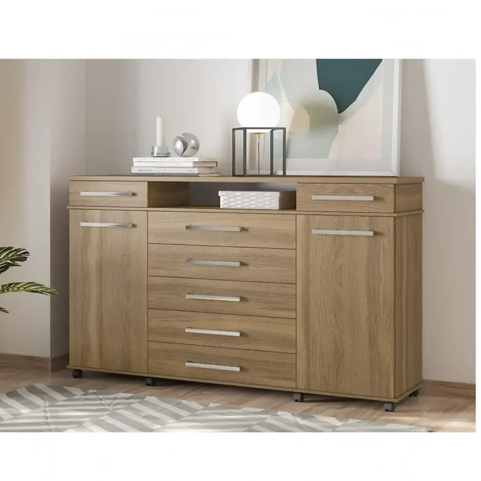 Miniatura: Cômoda 7 Gavetas 2 Portas - London Demóbile