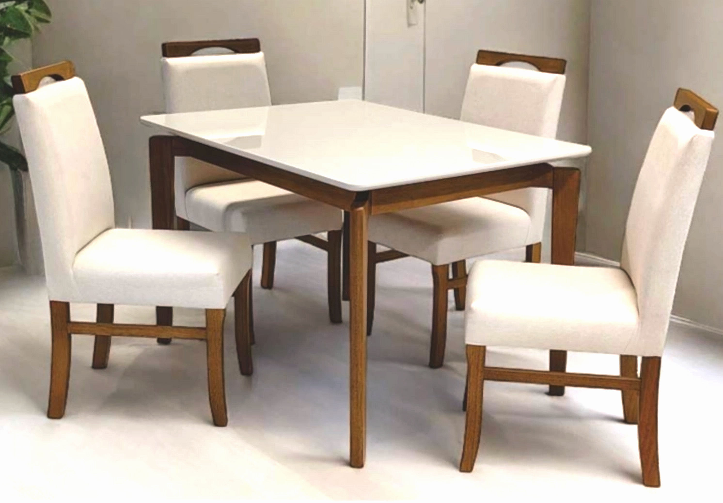 CONJ MESA LUIZA 4CAD