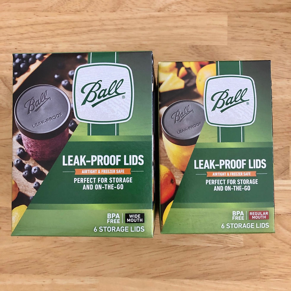 Ball Plastic Leakproof Lids preserved