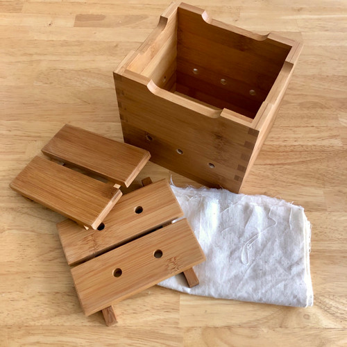 Bamboo Tofu Press (for Homemade Tofu) preserved