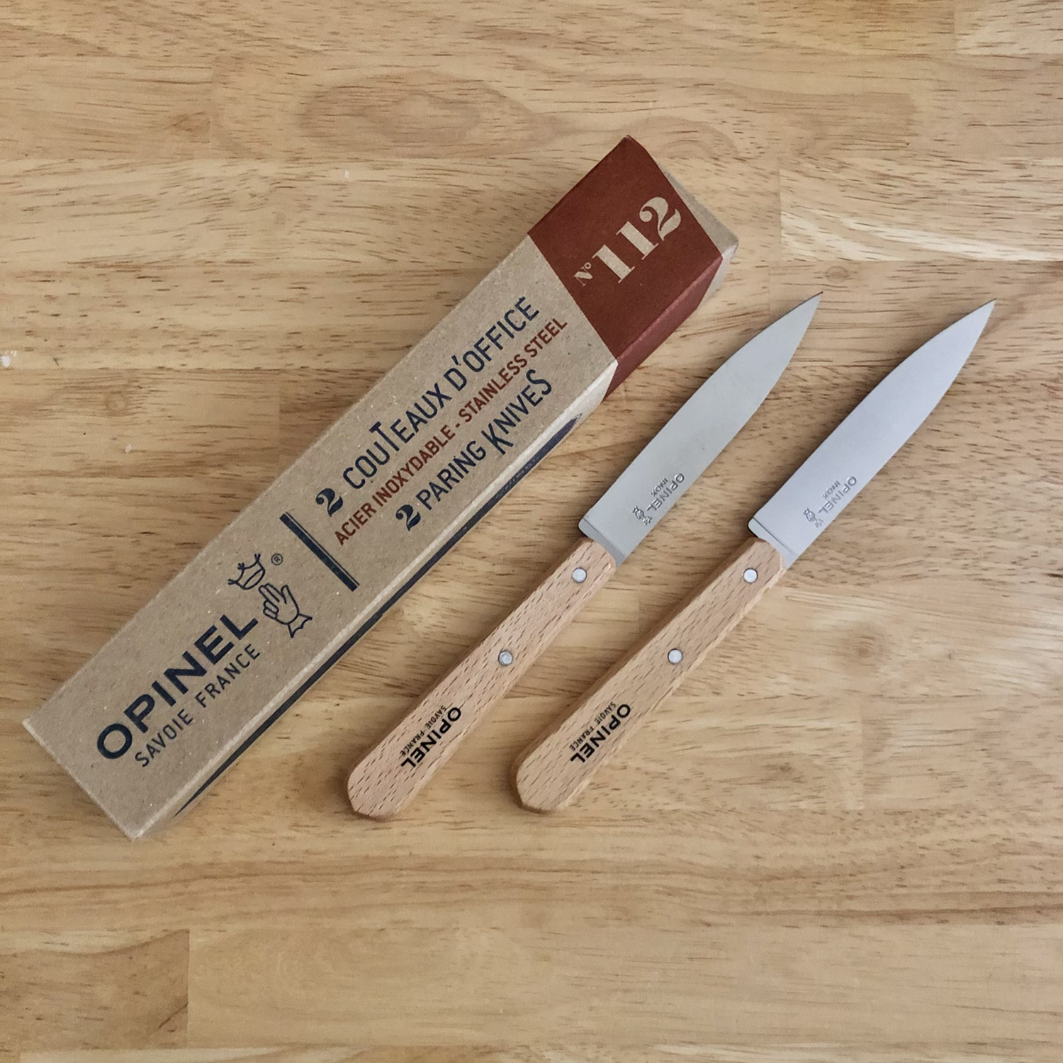 Opinel Paring Knives - Set of 2