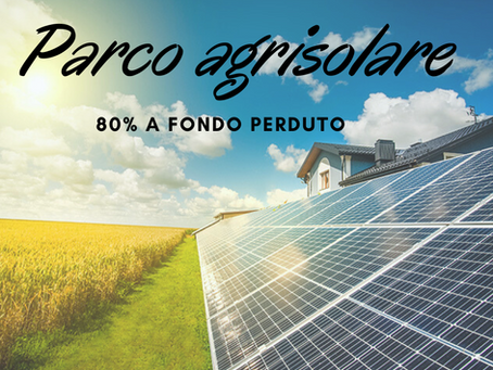 Bando parco agrisolare