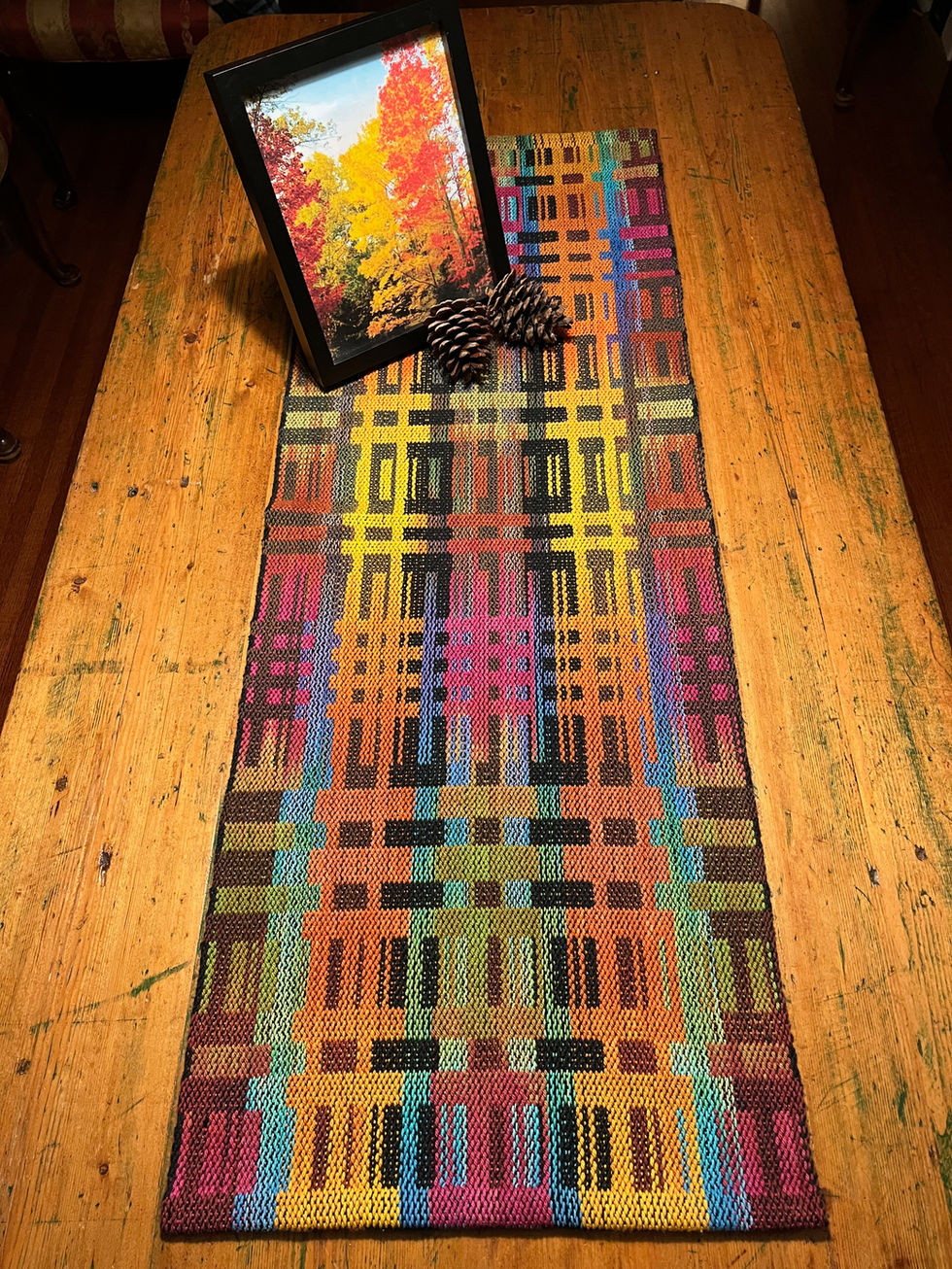 Autumn Leaves Table Runner