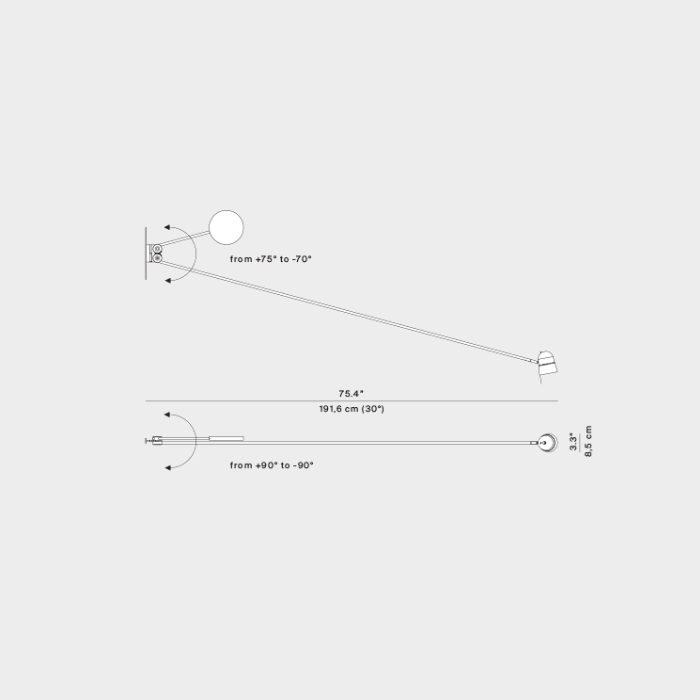 Миниатюра: Настенная лампа Counterbalance