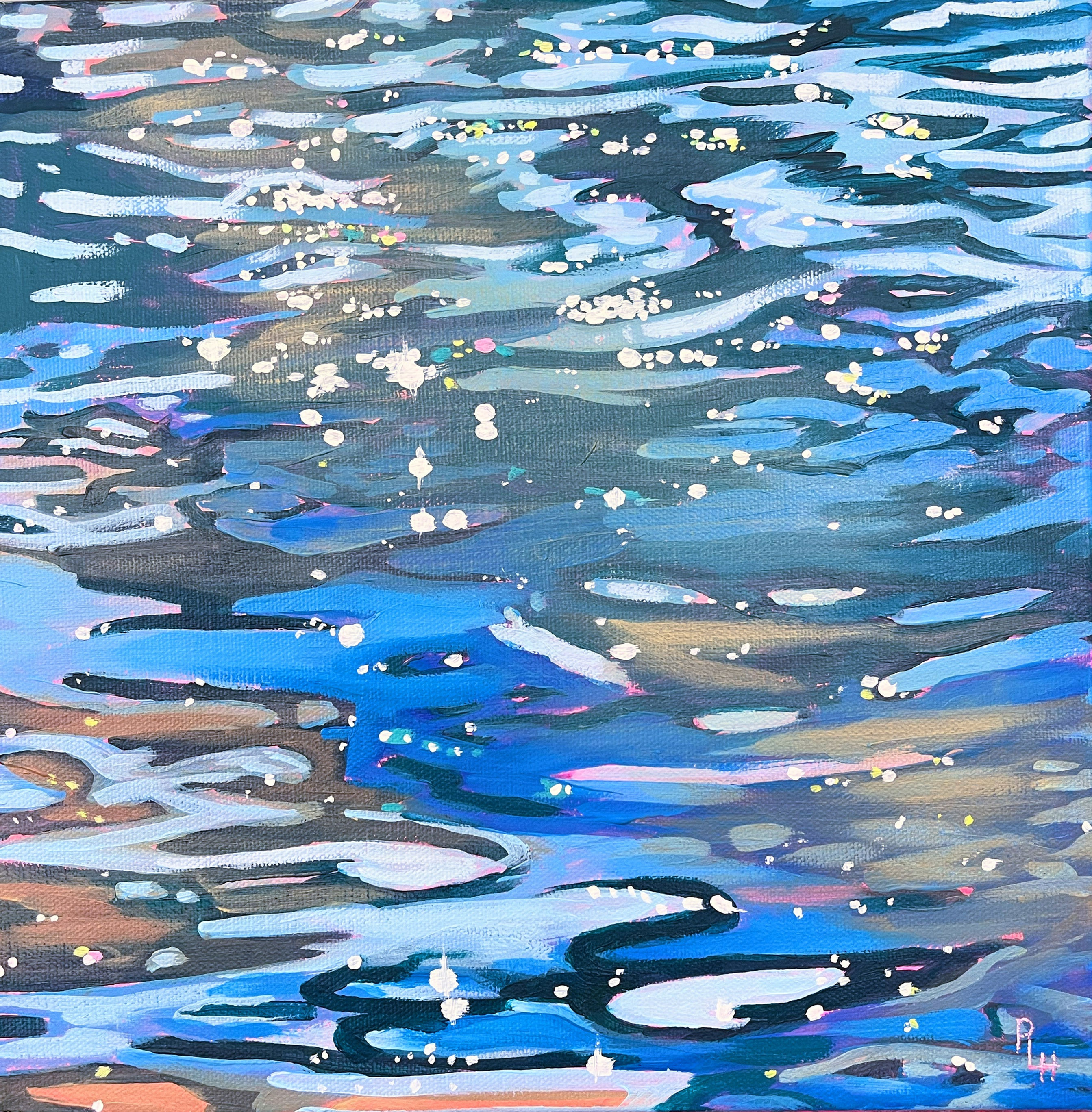 Wandering 12 x 12 Acrylic on Canvas