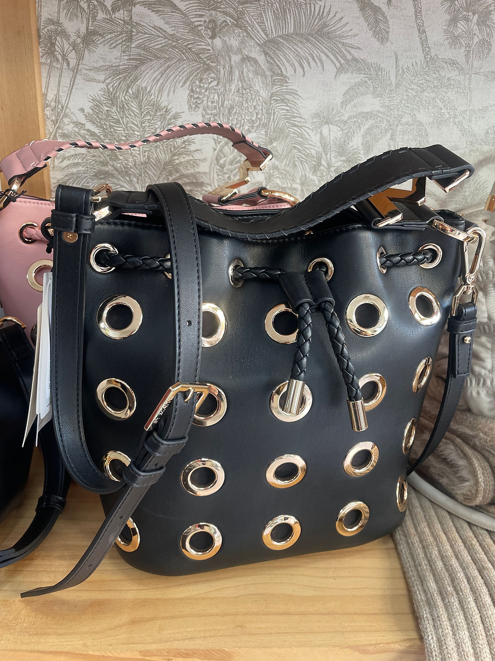 Miniatura: BANDOLERA ANILLAS DORADAS