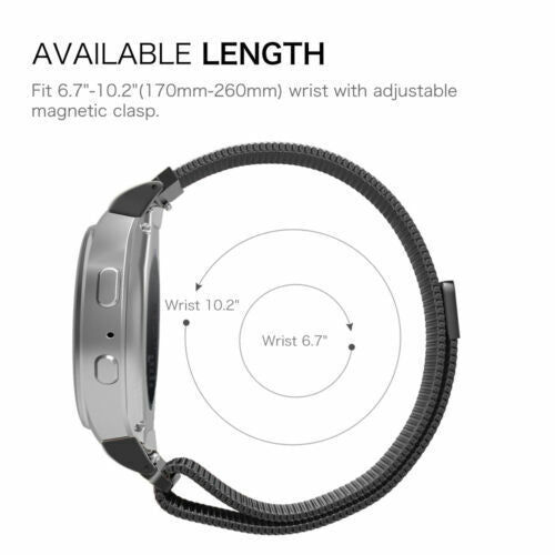 Thumbnail: Stainless Steel Band For Samsung Galaxy Watch 42/46mm Active Gear S3 Sport Strap